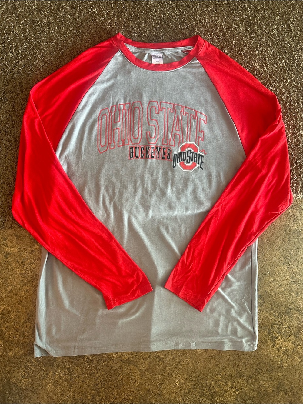 OHIO STATE Wicking Shirt - Mens Size Large